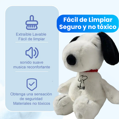 Snoopy - Peluche Respiratorio con Luz y Sonidos Calmantes