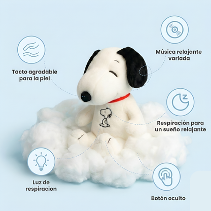 Snoopy - Peluche Respiratorio con Luz y Sonidos Calmantes
