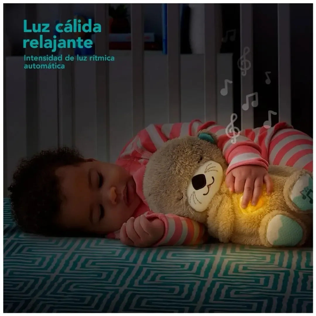 Nutria - Peluche Respiratorio con Luz Suave y Sonidos Relajantes.